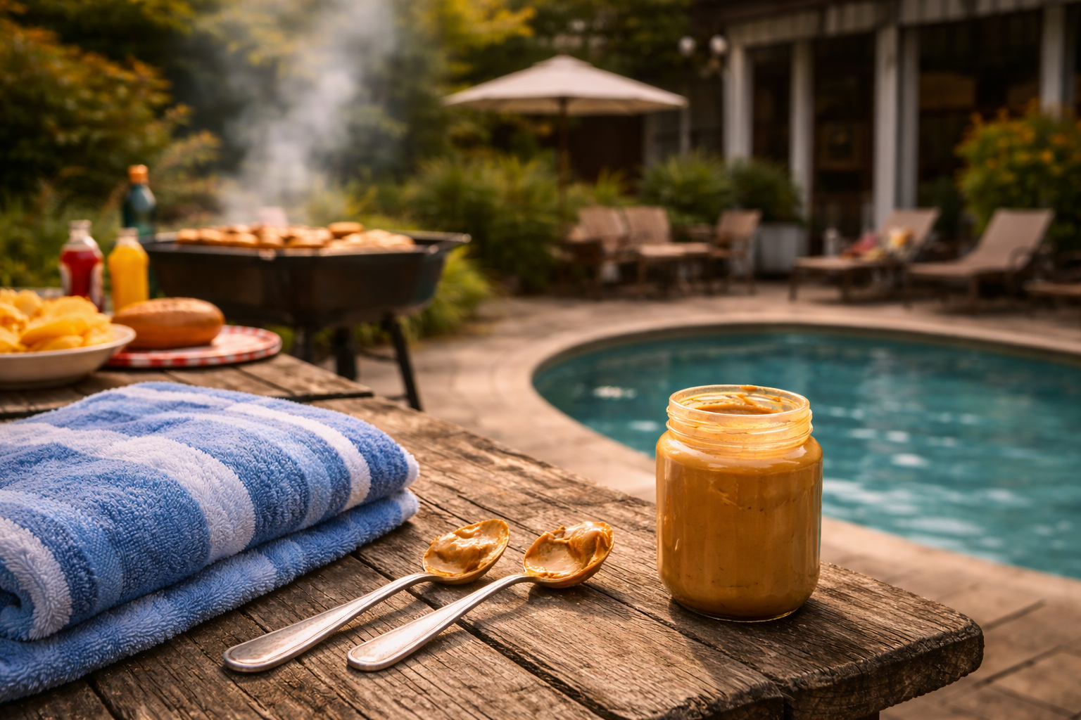 Peanut Butter on a Spoon